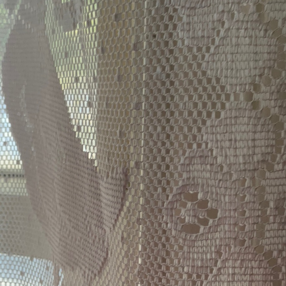 White Lace Goose Pattern Curtain - Picture 15 of 16